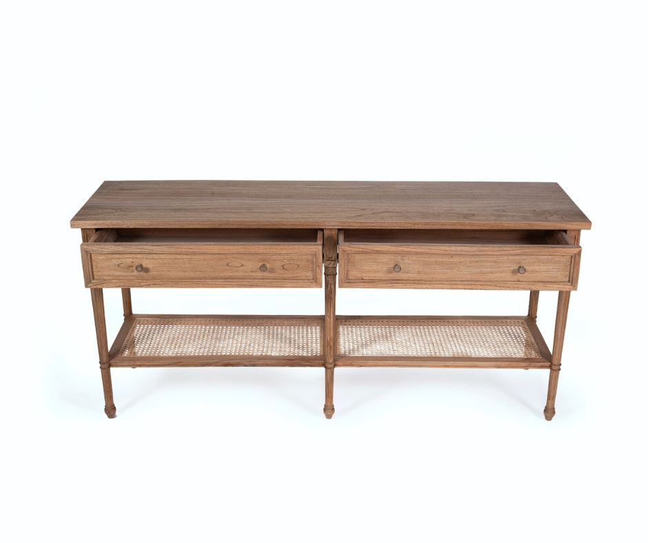 Cayman Console Table - Weathered Oak Sun Republic 