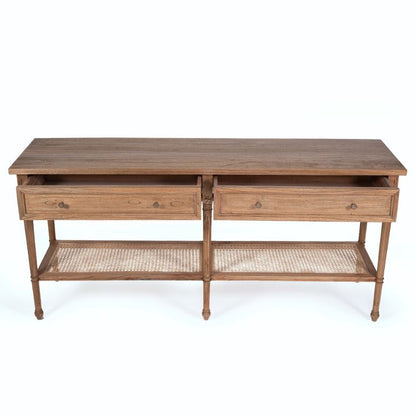 Cayman Console Table - Weathered Oak Sun Republic 