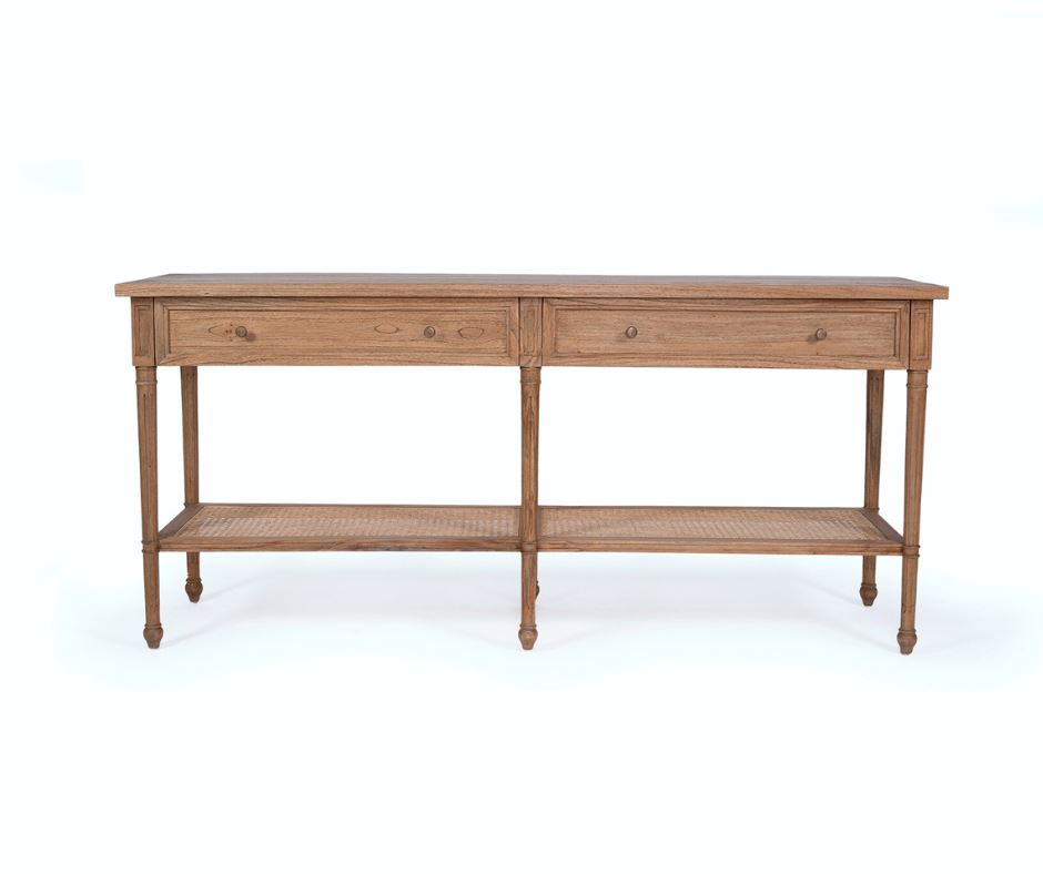 Cayman Console Table - Weathered Oak Sun Republic 