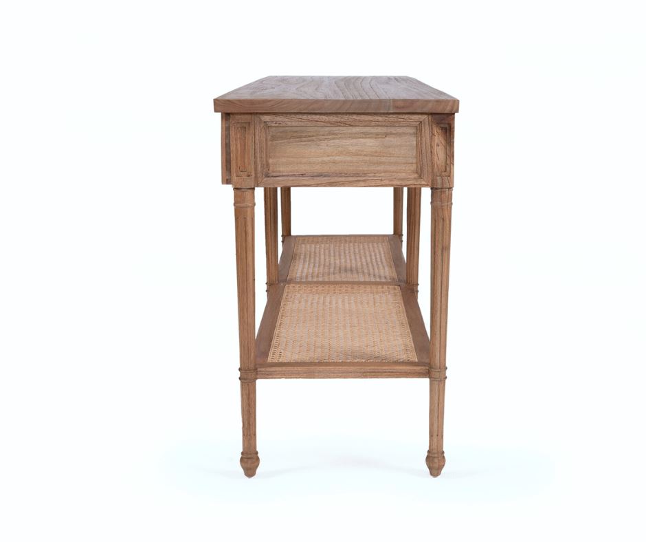 Cayman Console Table - Weathered Oak Sun Republic 