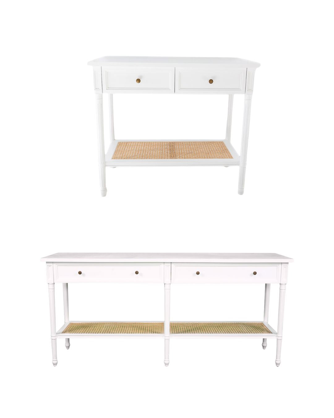 Cayman Console Table - White (Available in 2 Sizes) Sun Republic 