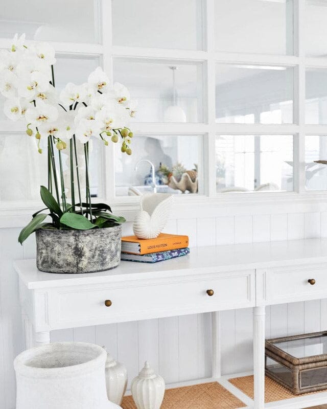 Cayman Console Table - White (Available in 2 Sizes) Sun Republic 