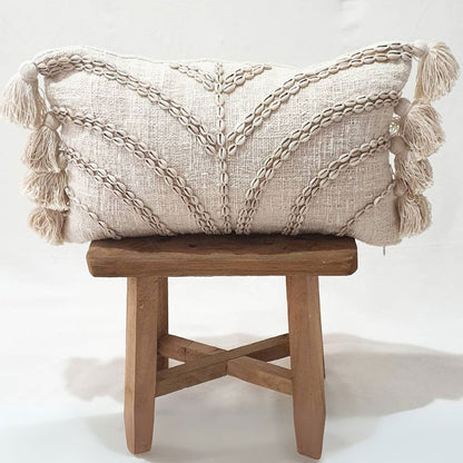 Chloe Shell Embellished Cushion Cover Sun Republic 
