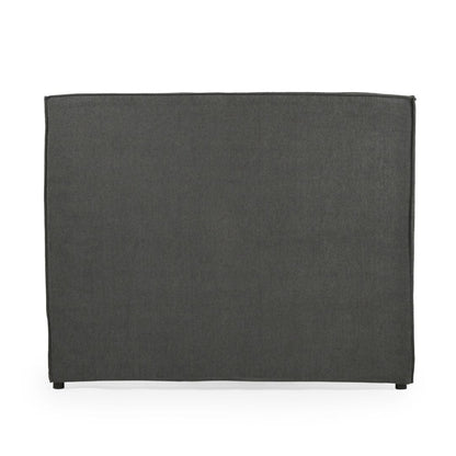 Classic Upholstered Bed Head - Charcoal Sun Republic 