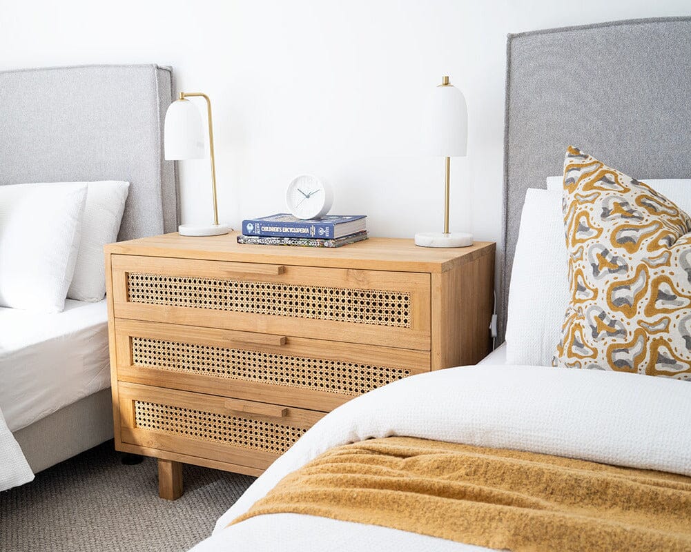 Classic Upholstered Bed Head - Light Grey Sun Republic 