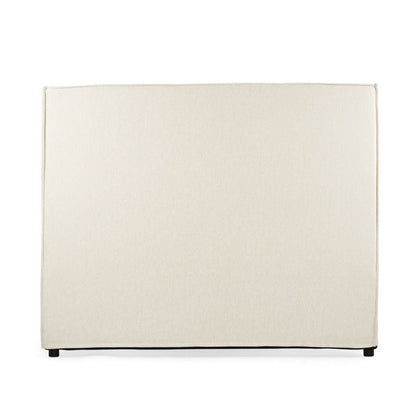 Classic Upholstered Bed Head - Organic White Sun Republic 