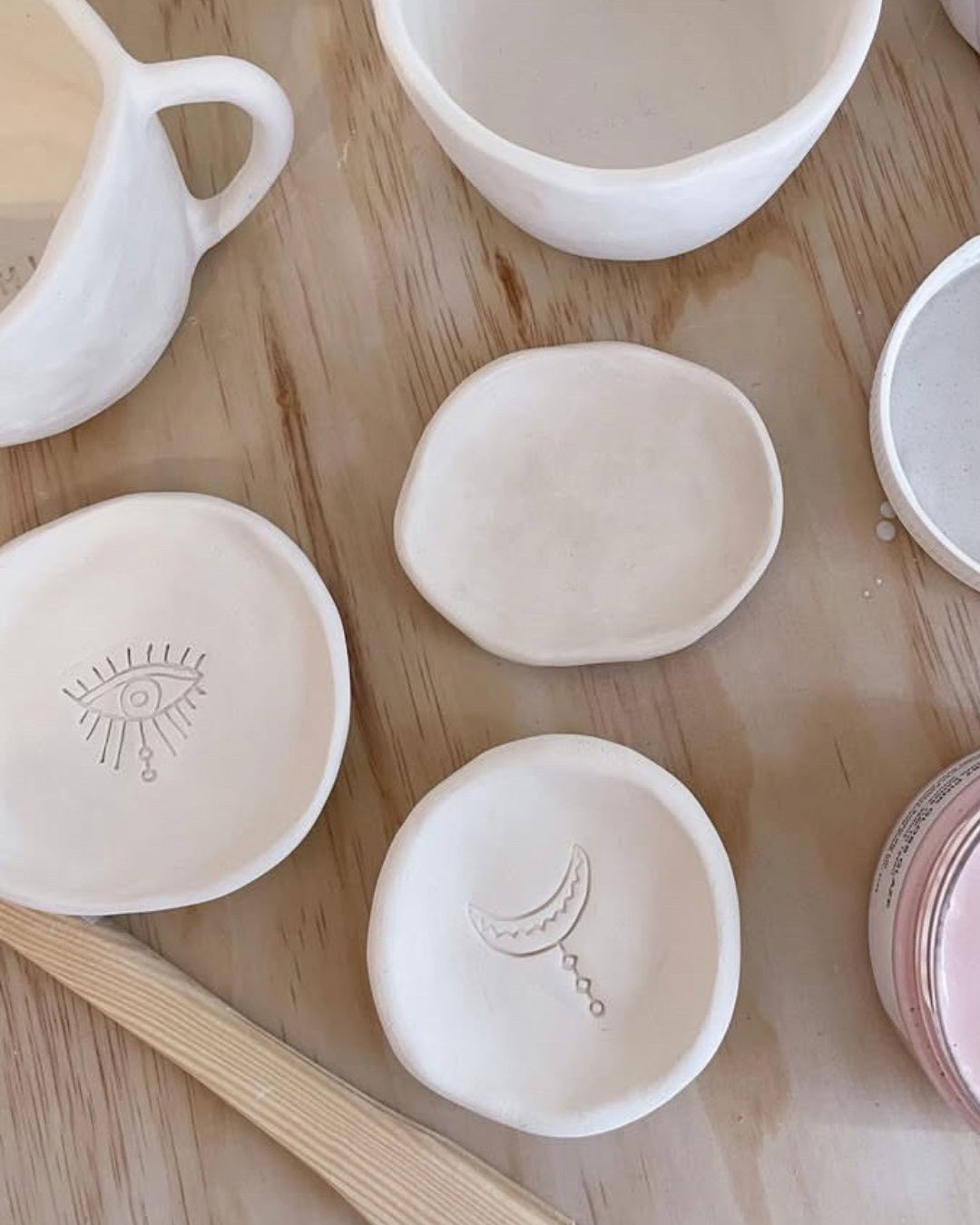 Clay Trinket Plates Sun Republic 