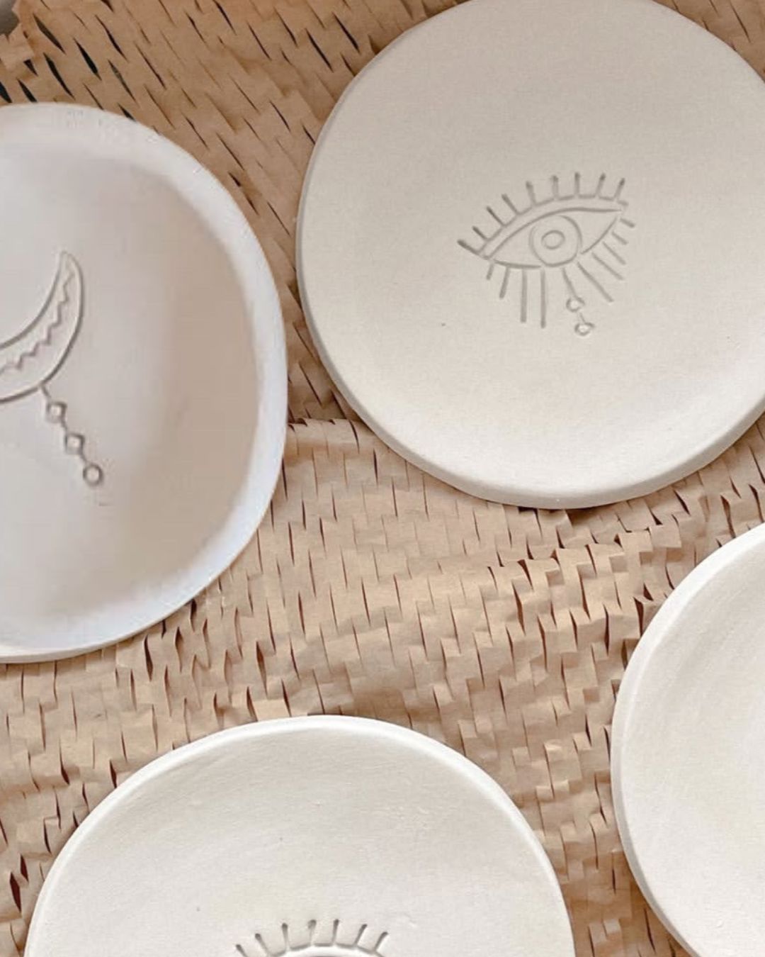 Clay Trinket Plates Sun Republic 