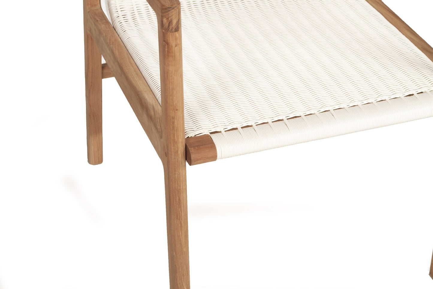 Coast Teak Outdoor Dining Chair - White Sun Republic 