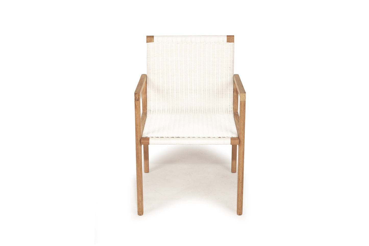 Coast Teak Outdoor Dining Chair - White Sun Republic 