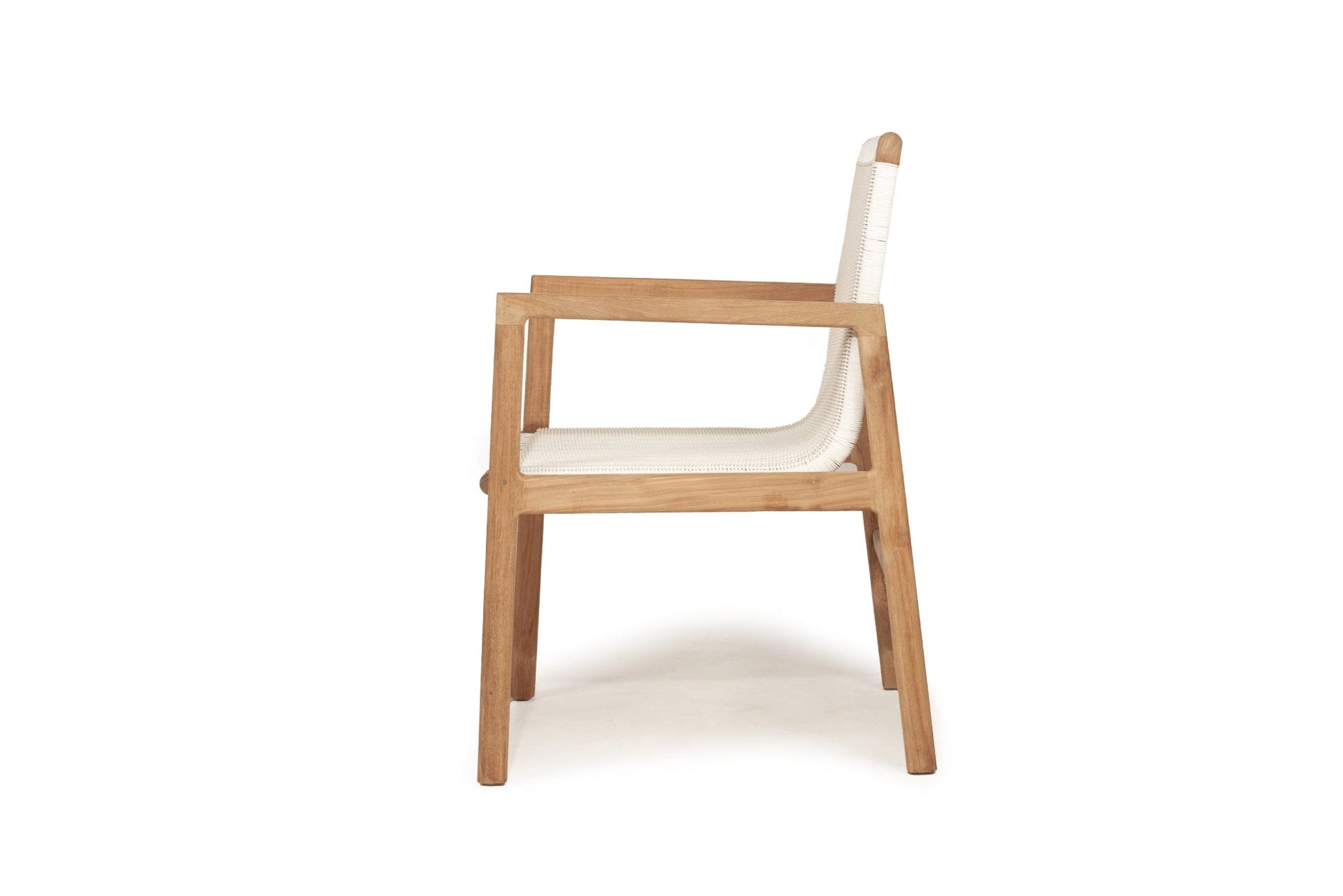 Coast Teak Outdoor Dining Chair - White Sun Republic 