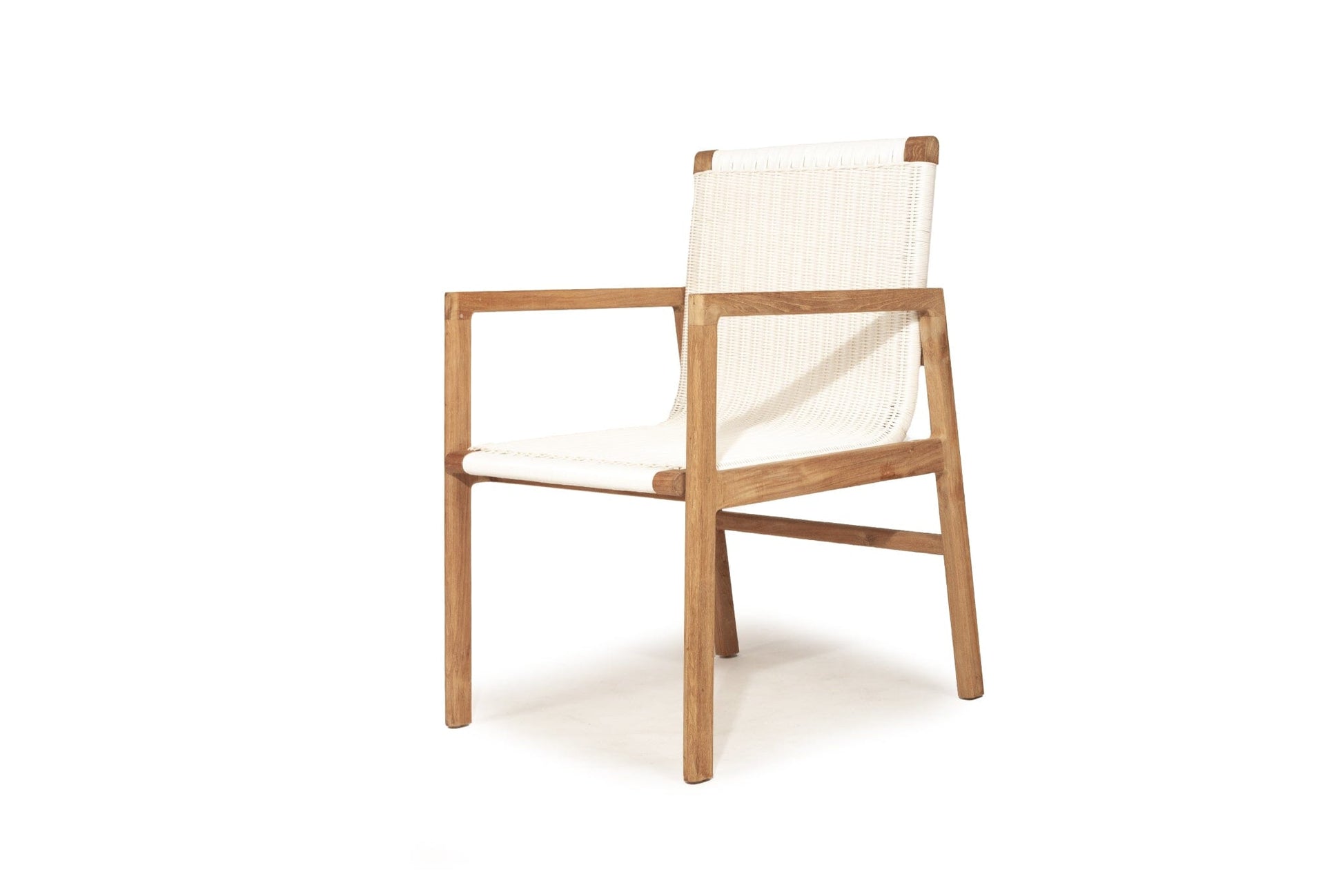 Coast Teak Outdoor Dining Chair - White Sun Republic 