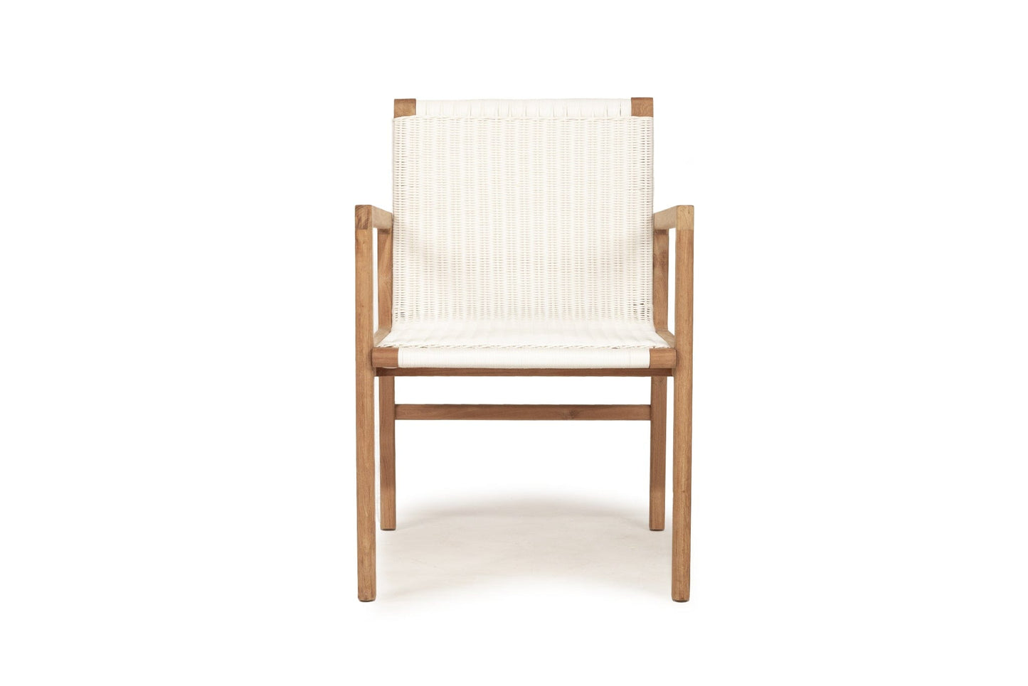 Coast Teak Outdoor Dining Chair - White Sun Republic 