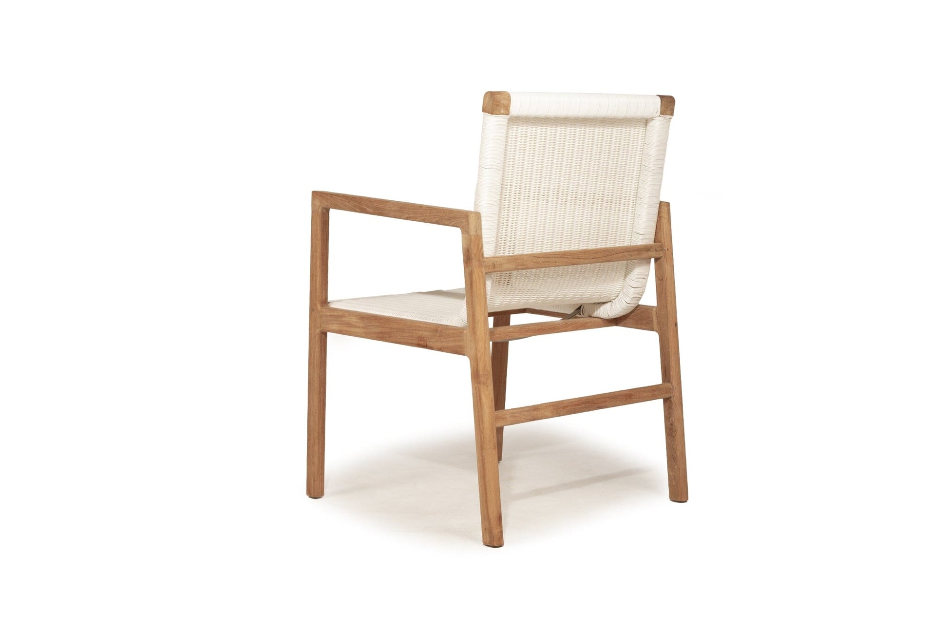 Coast Teak Outdoor Dining Chair - White Sun Republic 