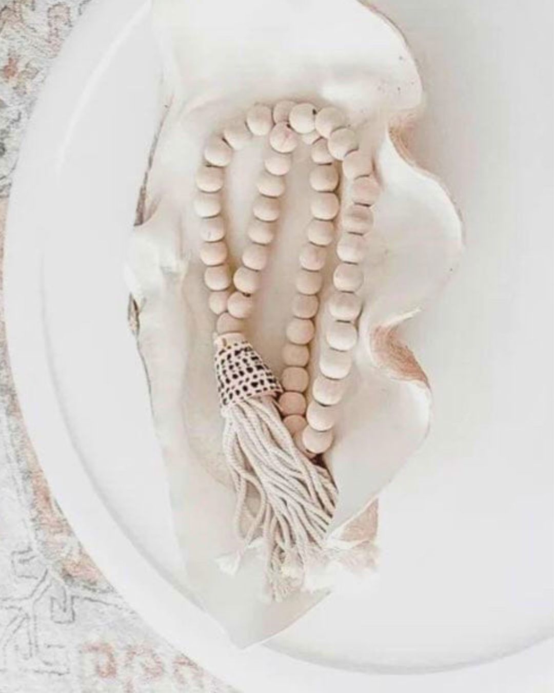 Conus Shell Wooden Bead Garland Sun Republic 