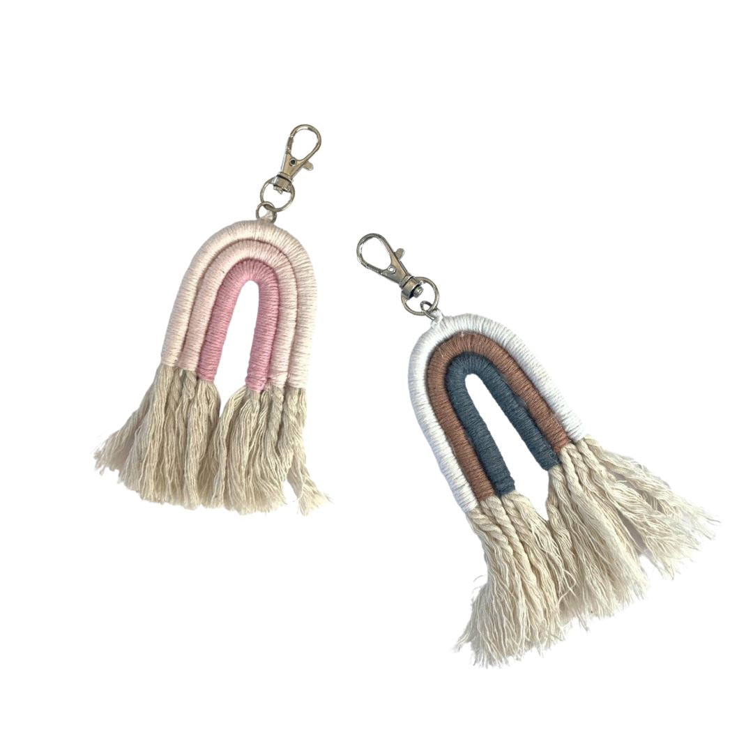 Cotton Rainbow Keyring Sun Republic 