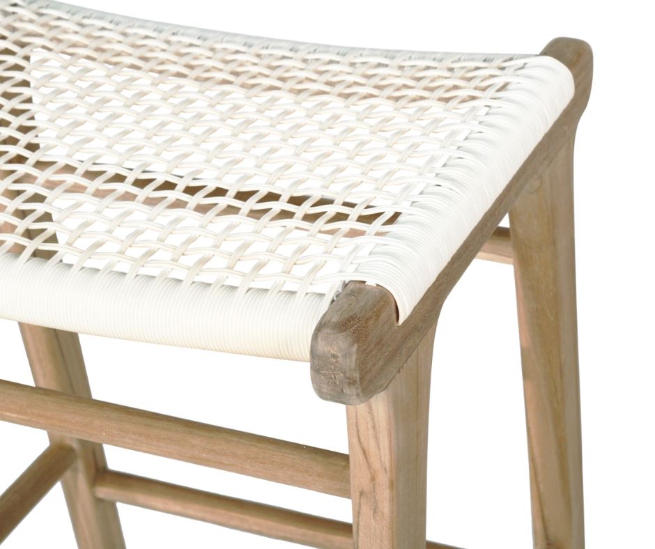 Counter/Bar Saddle Stool Noosa - White Sun Republic 