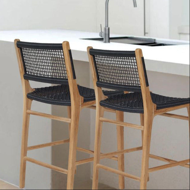  Counter/Bar Stool - Black (Indoor/Outdoor) Sun Republic 