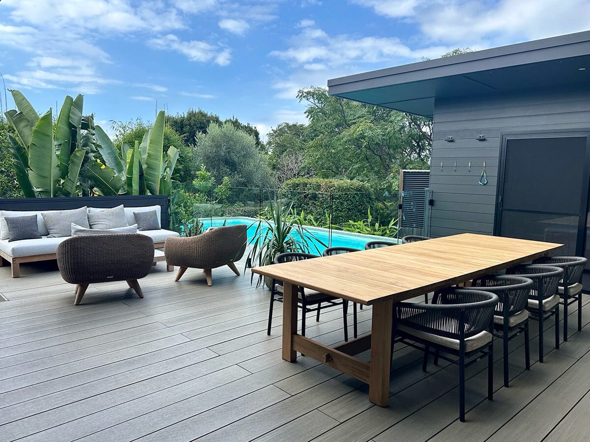 Cove Teak Outdoor Dining Table Abide 