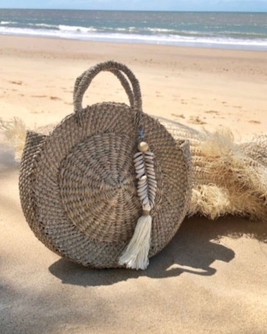 Cowrie Shell Keyring - Coastal Bag Accessory Sun Republic 