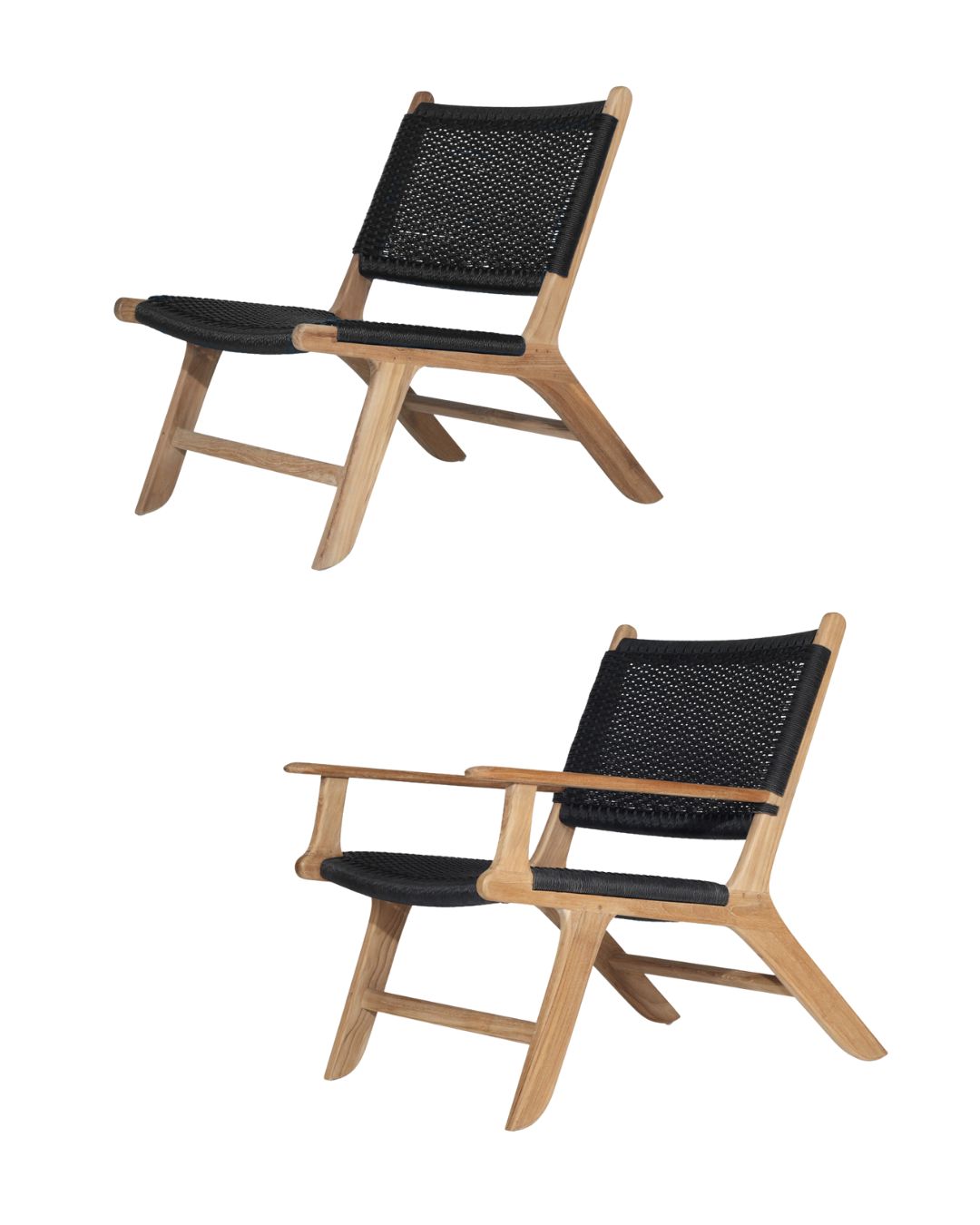Cumberland Barcelona Lazy Chair - Black (Indoor/Outdoor) Sun Republic 
