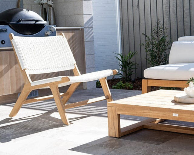 Cumberland Barcelona Lazy Chair - White (Indoor/Outdoor) Sun Republic 