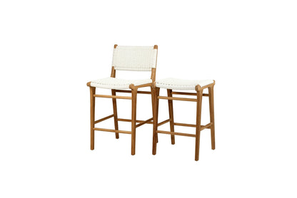 Cumberland Counter/Bar Stool - White (Indoor/Outdoor) Sun Republic 