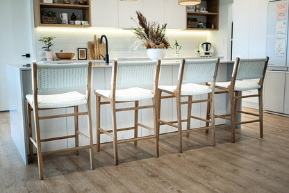Cumberland Counter/Bar Stool - White (Indoor/Outdoor) Sun Republic 