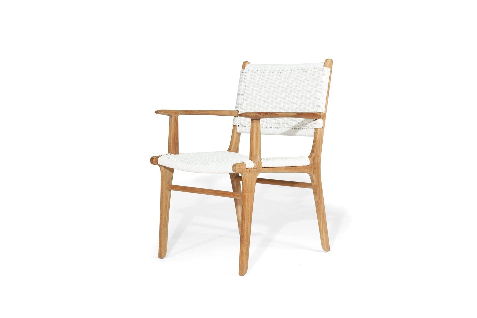 Cumberland Teak Outdoor Dining Chair - White Sun Republic 