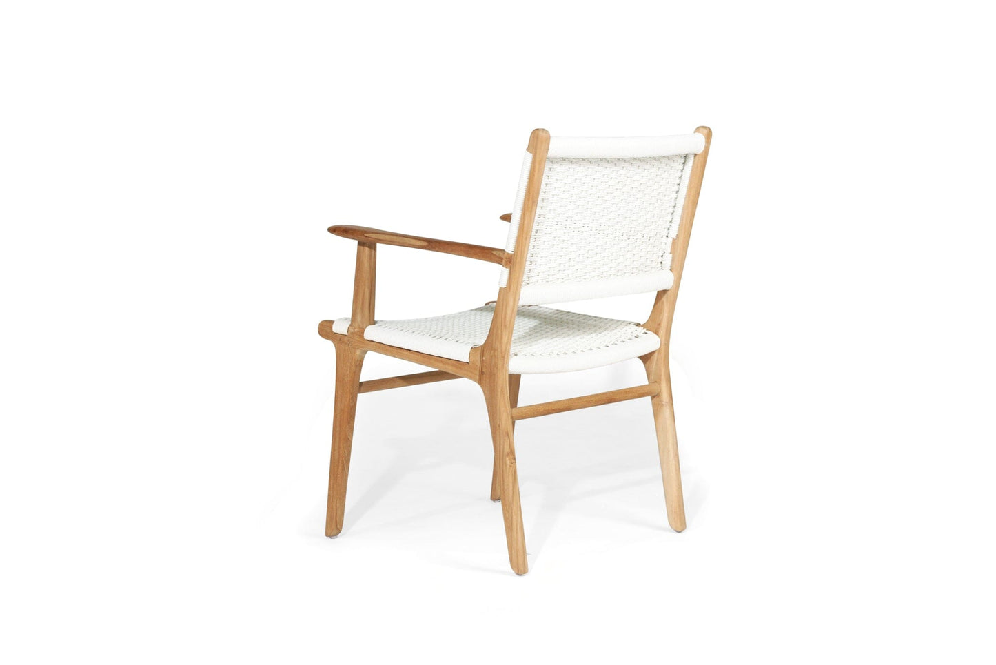 Cumberland Teak Outdoor Dining Chair - White Sun Republic 