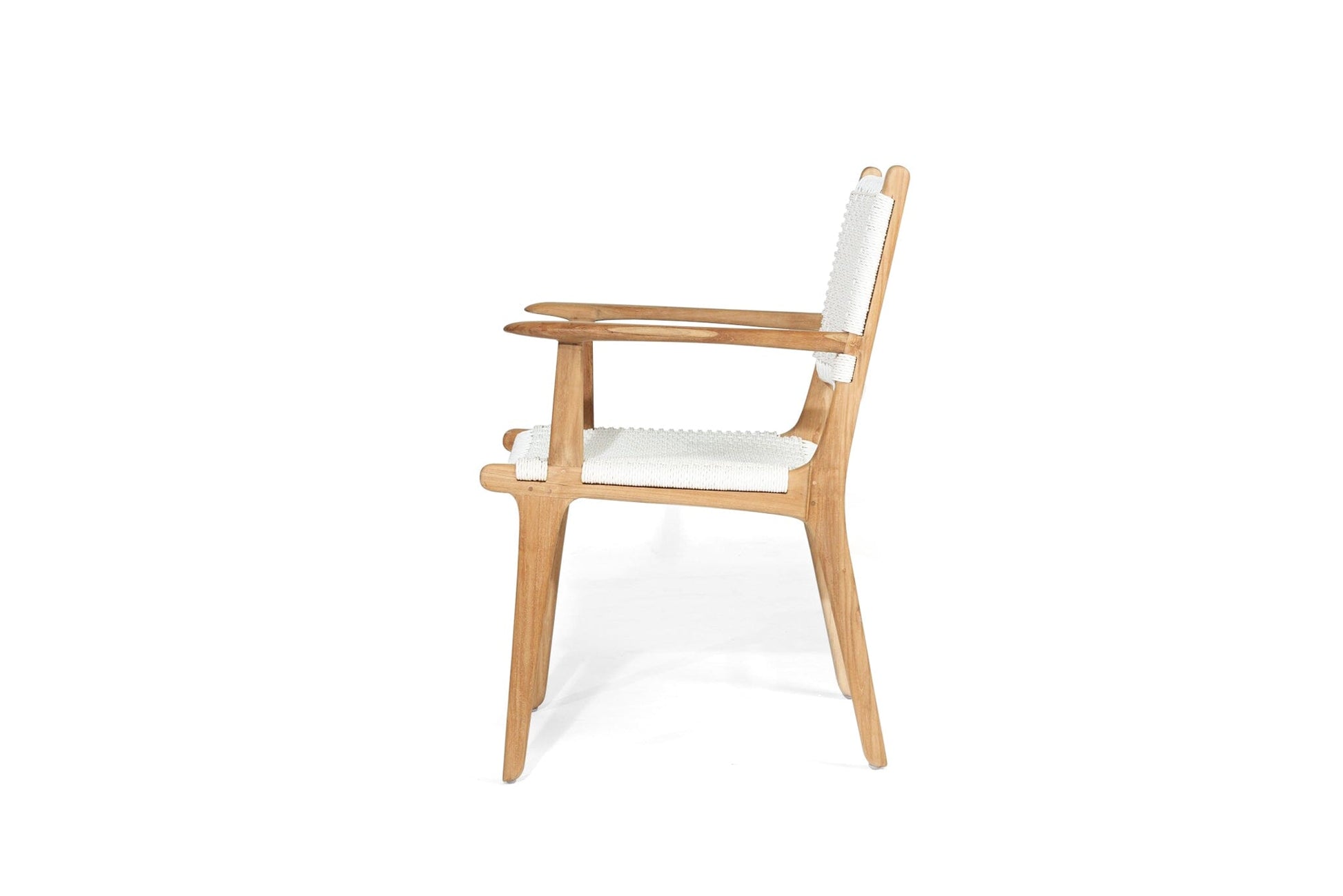 Cumberland Teak Outdoor Dining Chair - White Sun Republic 