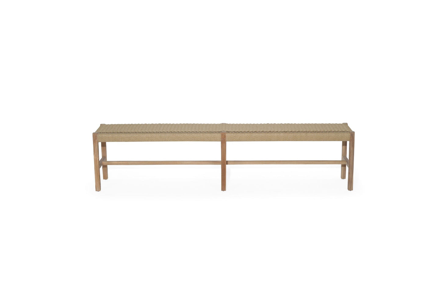Cumberland Teak Woven Bench Seat | Sand - Indoor/Outdoor Sun Republic 
