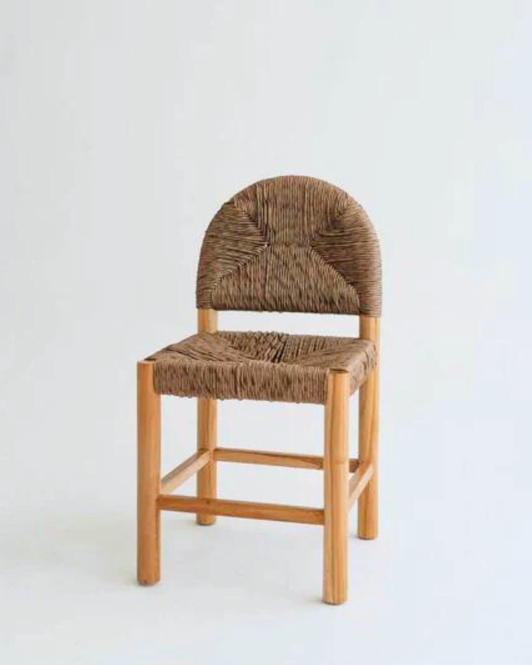 Dilly Arch Teak & Rattan Dining Chair Sun Republic 