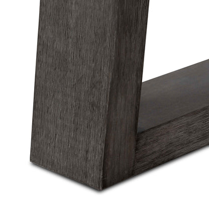 Dining Table Amalfi Terrazzo Stone Top (Black Wash Wide Leg) Sun Republic 