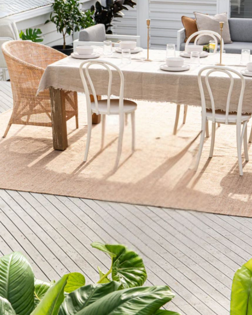 Eco Indoor/Outdoor Rugs & Runners | Natural 