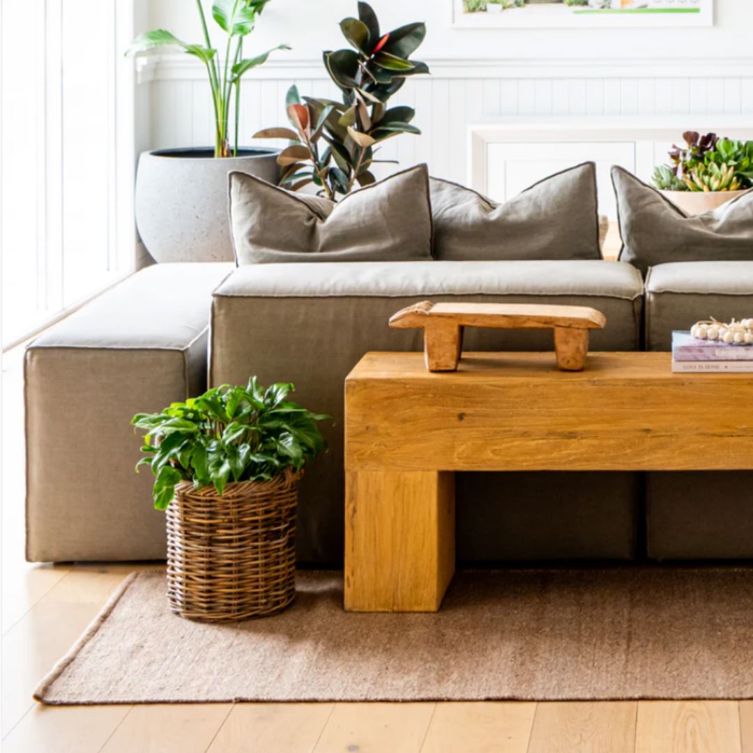 Eco Indoor/Outdoor Rugs & Runners | Natural 