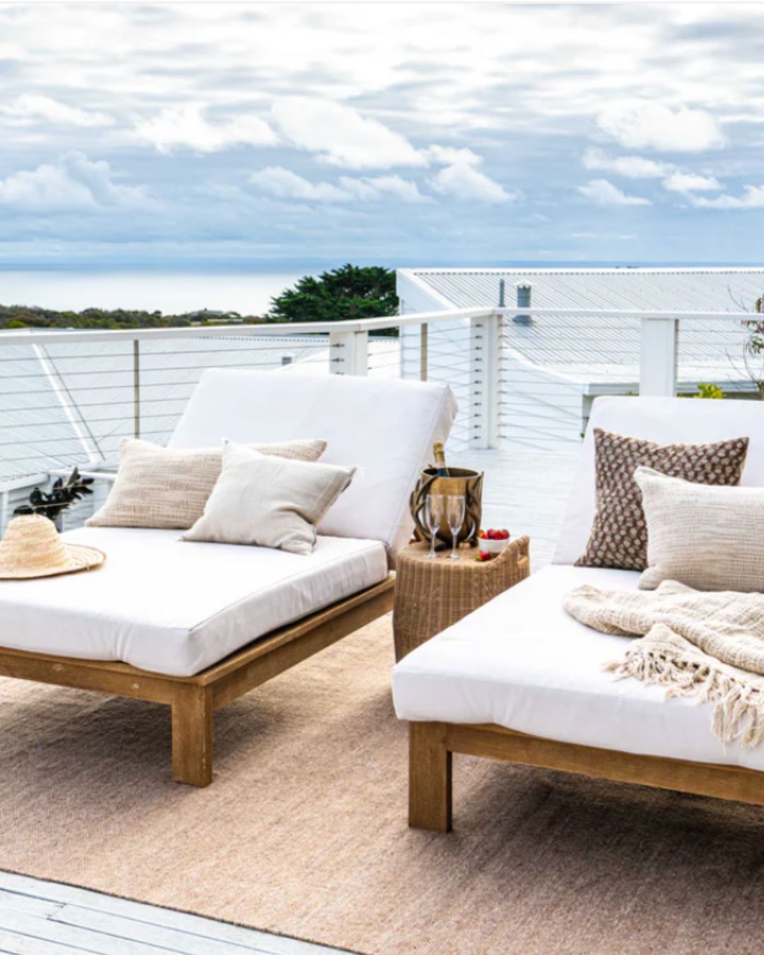 Eco Indoor/Outdoor Rugs & Runners | Natural Zebra 