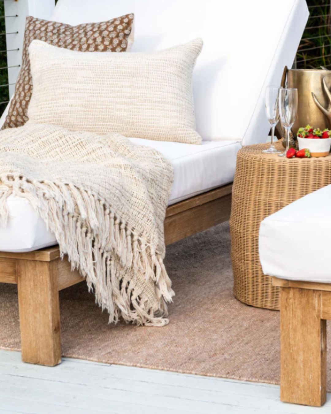 Eco Indoor/Outdoor Rugs & Runners | Natural Zebra 