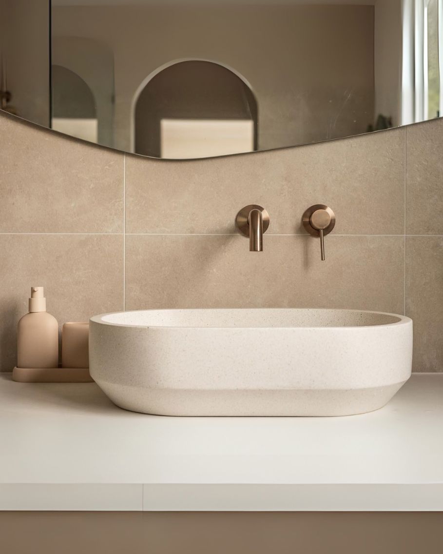 Eden Oval Above Counter Basin Madu Living 