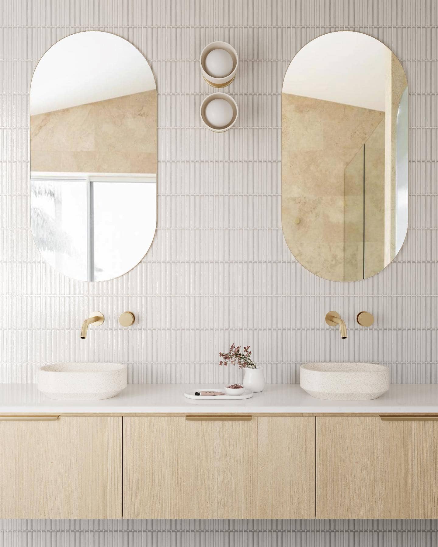 Eden Oval Above Counter Basin Madu Living 