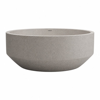 Eden Round 1500mm Freestanding Stone Composite Bath