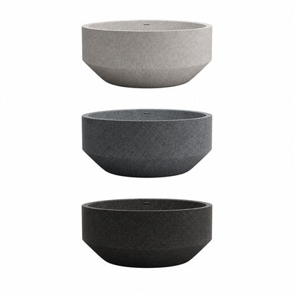 Eden Round 1500mm Freestanding Stone Composite Bath