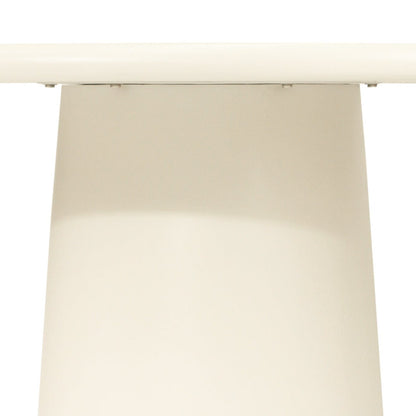 Elio Micro Cement Dining Table Round - Ivory Sun Republic 