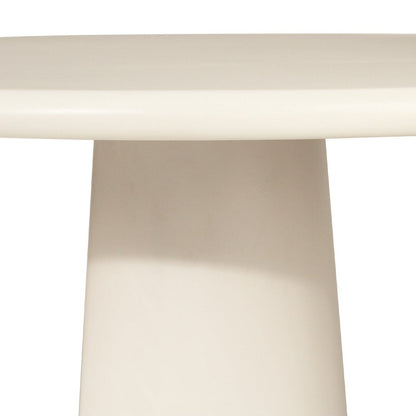 Elio Micro Cement Dining Table Round - Ivory Sun Republic 