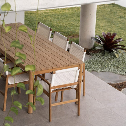Elsa Teak Dining Outdoor Table Sun Republic 