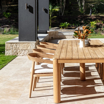Elsa Teak Outdoor Dining Table - Various Sizes Sun Republic 