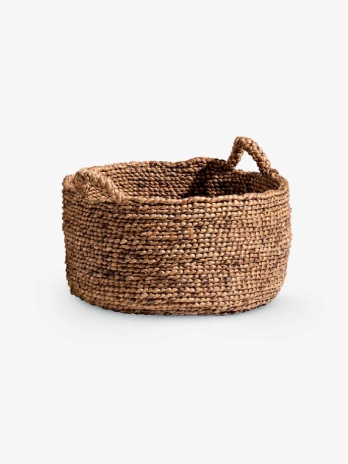 Elva Woven Water Hyacinth Baskets - Lowline Design Inartisan 