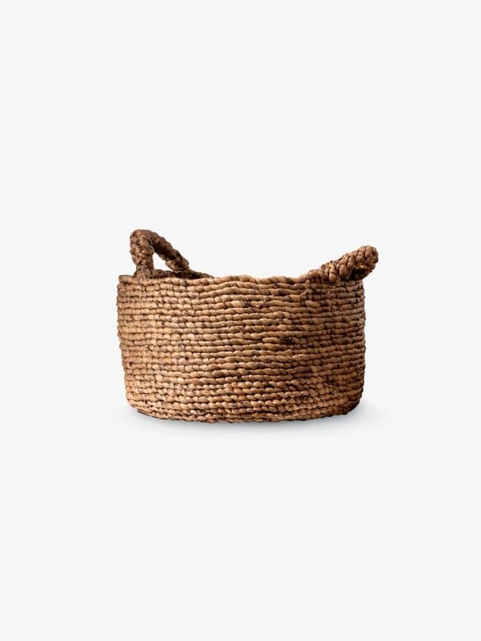 Elva Woven Water Hyacinth Baskets - Lowline Design Inartisan 