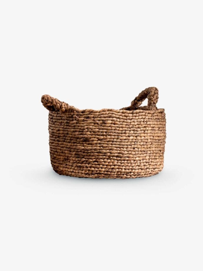 Elva Woven Water Hyacinth Baskets - Lowline Design Inartisan 