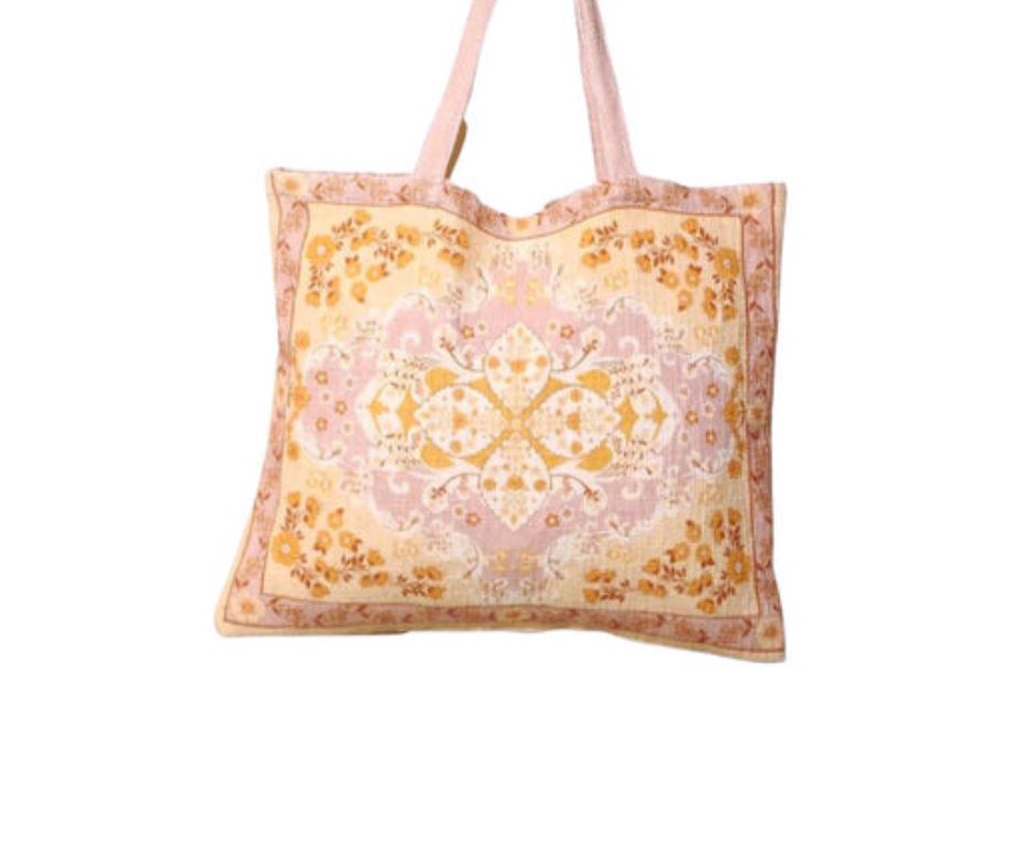 Enchanted Forest Bohemian Tote Bag - Dusty Rose Sun Republic 